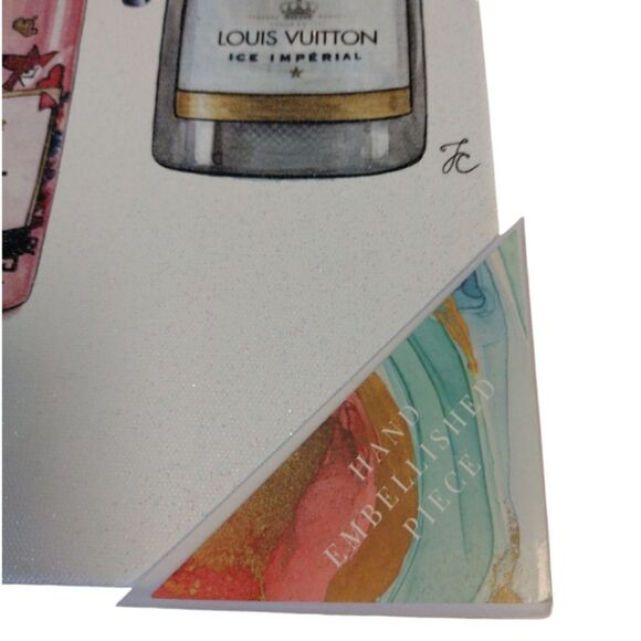 Oliver Gal 14"x11" Champagne Designer Floral Canvas Wall Art Decor NWT - Picture 11 of 15